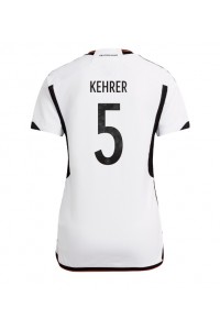 Duitsland Thilo Kehrer #5 Voetbaltruitje Thuis tenue Dames WK 2022 Korte Mouw